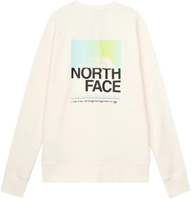 The North Face Logo印花寬鬆版型男女款套頭衫 - 奶白色 NF0A81MI-N3N Lookbook The North Face Logo印花寬鬆版型男女款套頭衫 - 奶白色 NF0A81MI-N3N