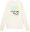 Lookbook The North Face Logo印花寬鬆版型男女款套頭衫 - 奶白色 NF0A81MI-N3N