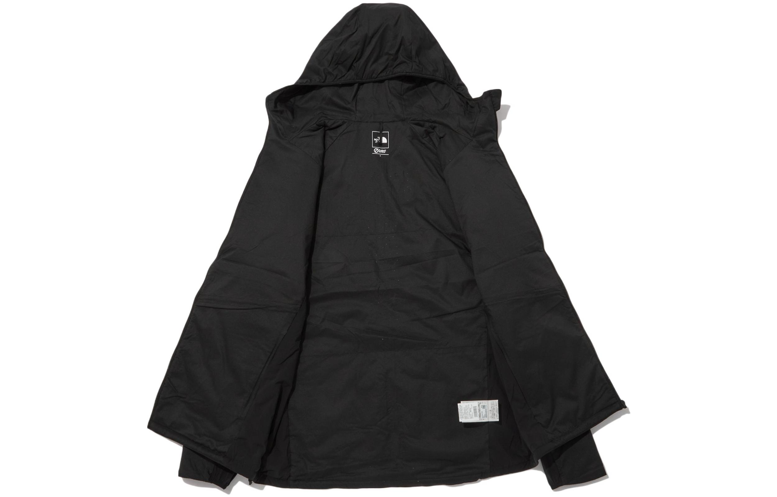 TNF Logo Print Patchwork Hooded Puffer Jacket NJ2HN70A 圖 4