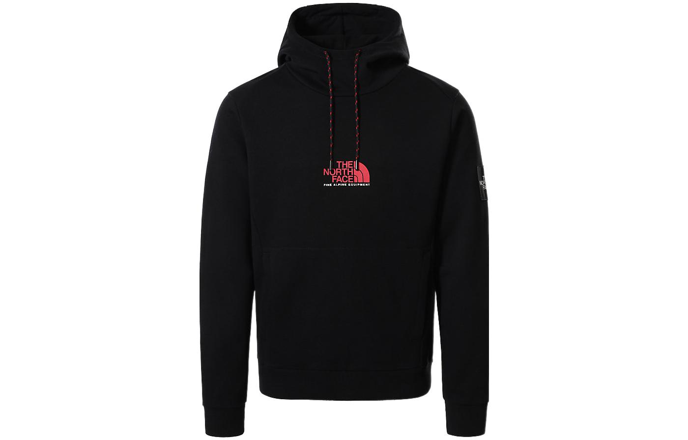 TNF Logo Print Pullover Hoodie Black NF0A3XY3-KX9