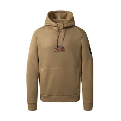 TNF Logo Print Pullover Hoodie Brown NF0A3xy3-PLX