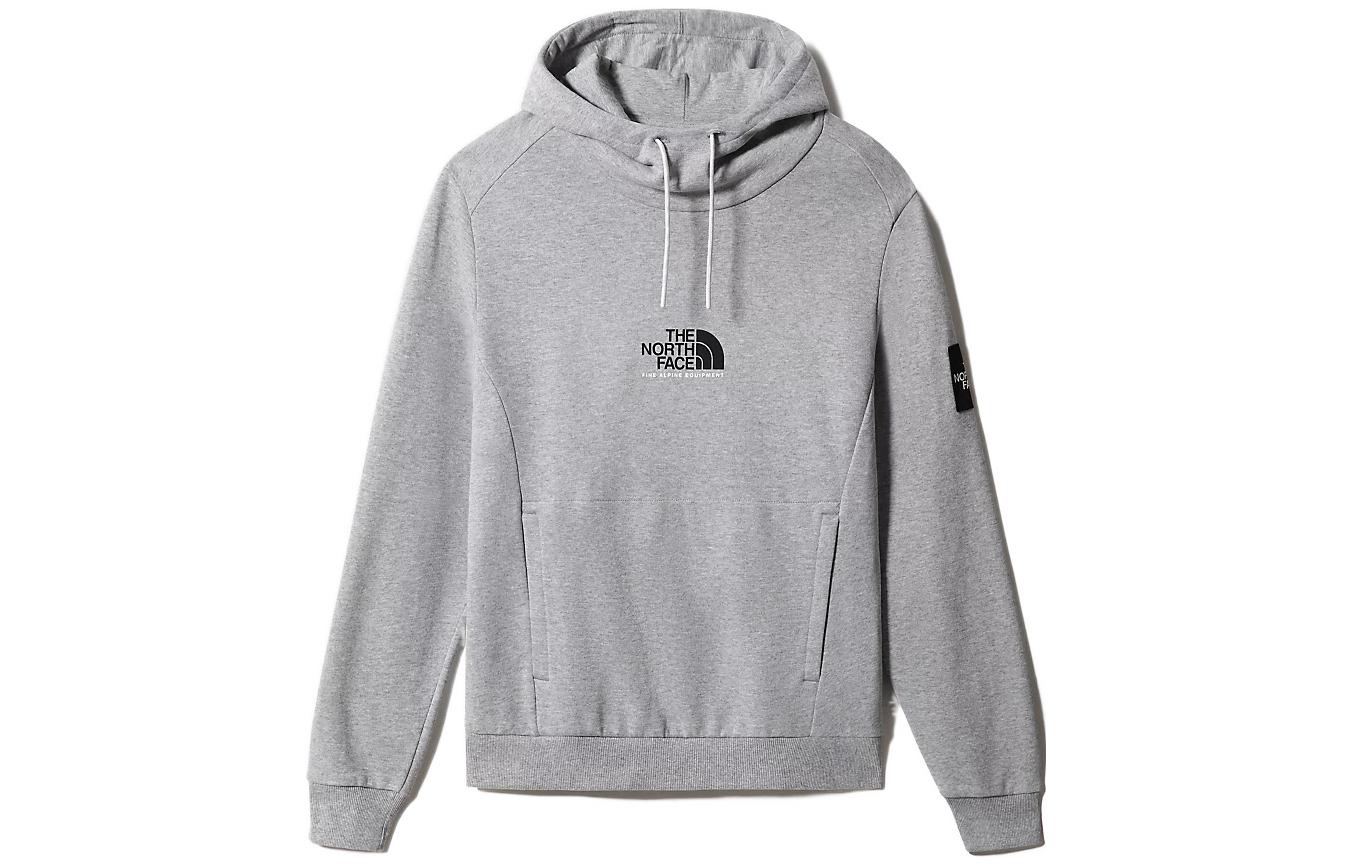 TNF Logo Print Pullover Hoodie Gray NF0A3XY3-DYX