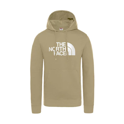 TNF Logo Print Pullover Hoodie Khaki - NF0ACSV1-LK5