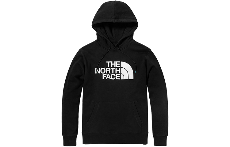 TNF Logo Print Pullover Hoodie Unisex Black NF0A4U8Y-JK3