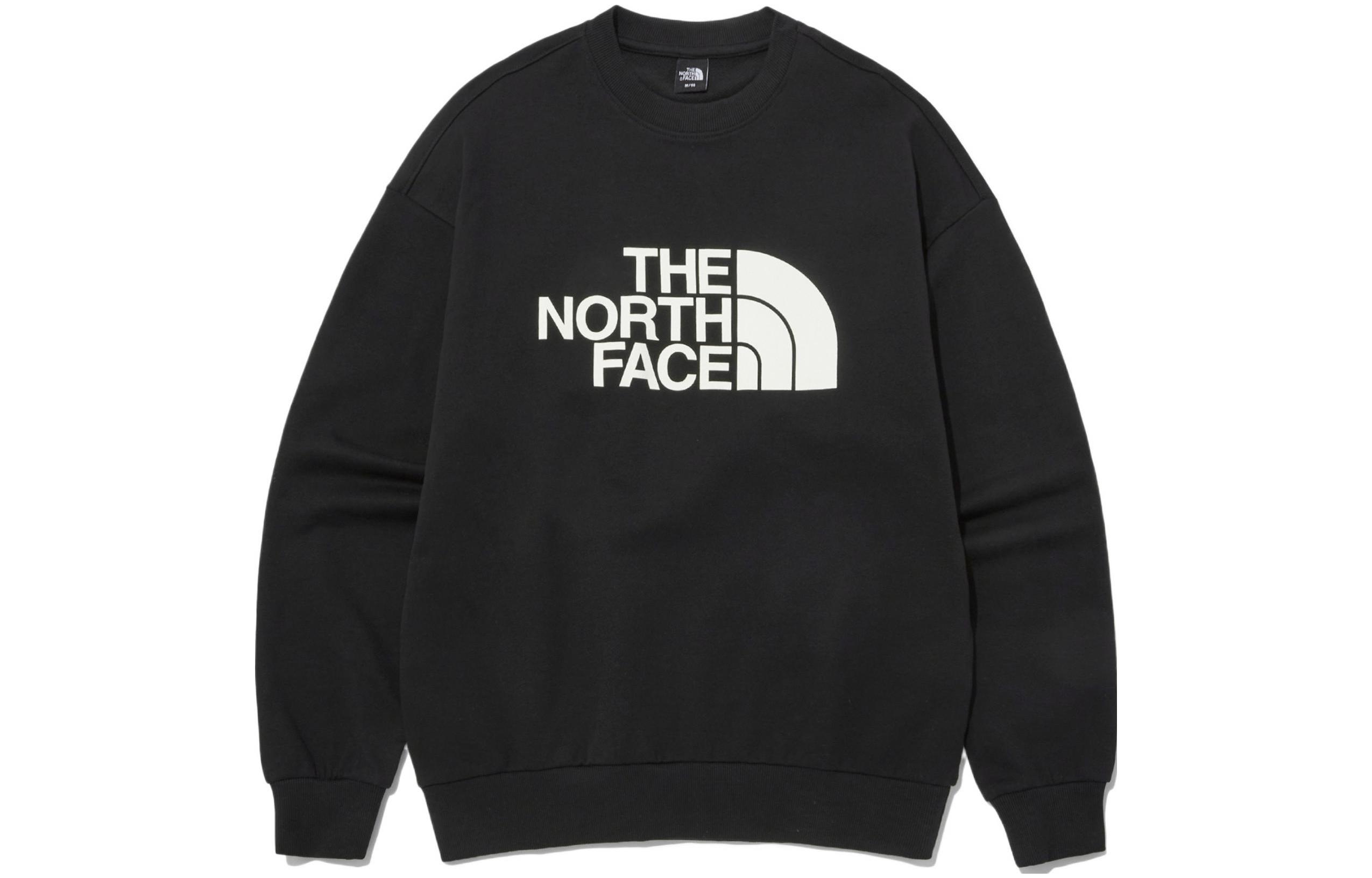 TNF Logo Print Pullover Sweatshirt Black NM5MP41A