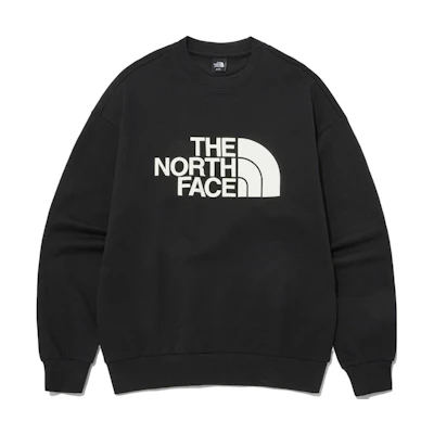 TNF Logo Print Pullover Sweatshirt Black NM5MP41A