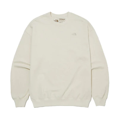 TNF Logo Print Pullover Sweatshirt Unisex Off-White NM5MN00J