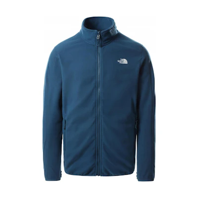 TNF Logo Print Stand Collar Jacket Navy Blue Nf0a4m9sbh7