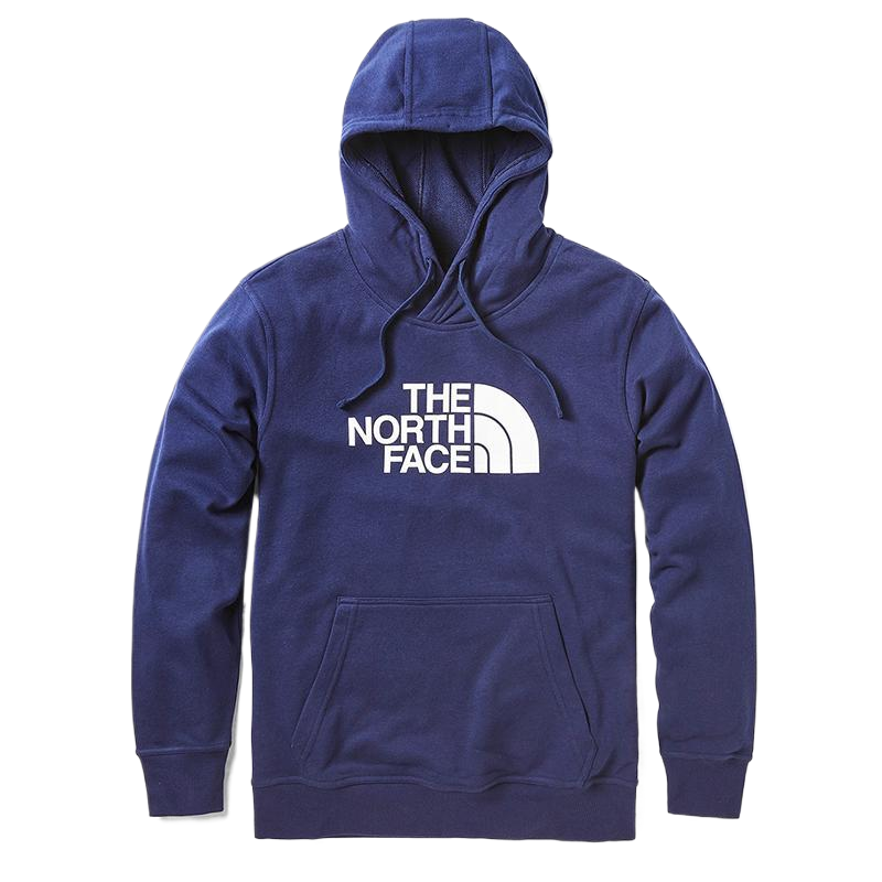 TNF Logo Print Unisex Comfortable Knit Hoodie Blue NF0A3VQW-JC6