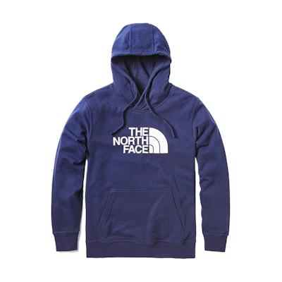 TNF Logo Print Unisex Comfortable Knit Hoodie Blue NF0A3VQW-JC6