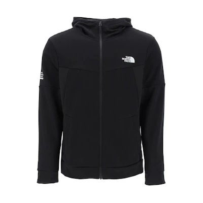 TNF Logo Print Zip-Up Hoodie Jacket - Black NF0A87J5J-K3T