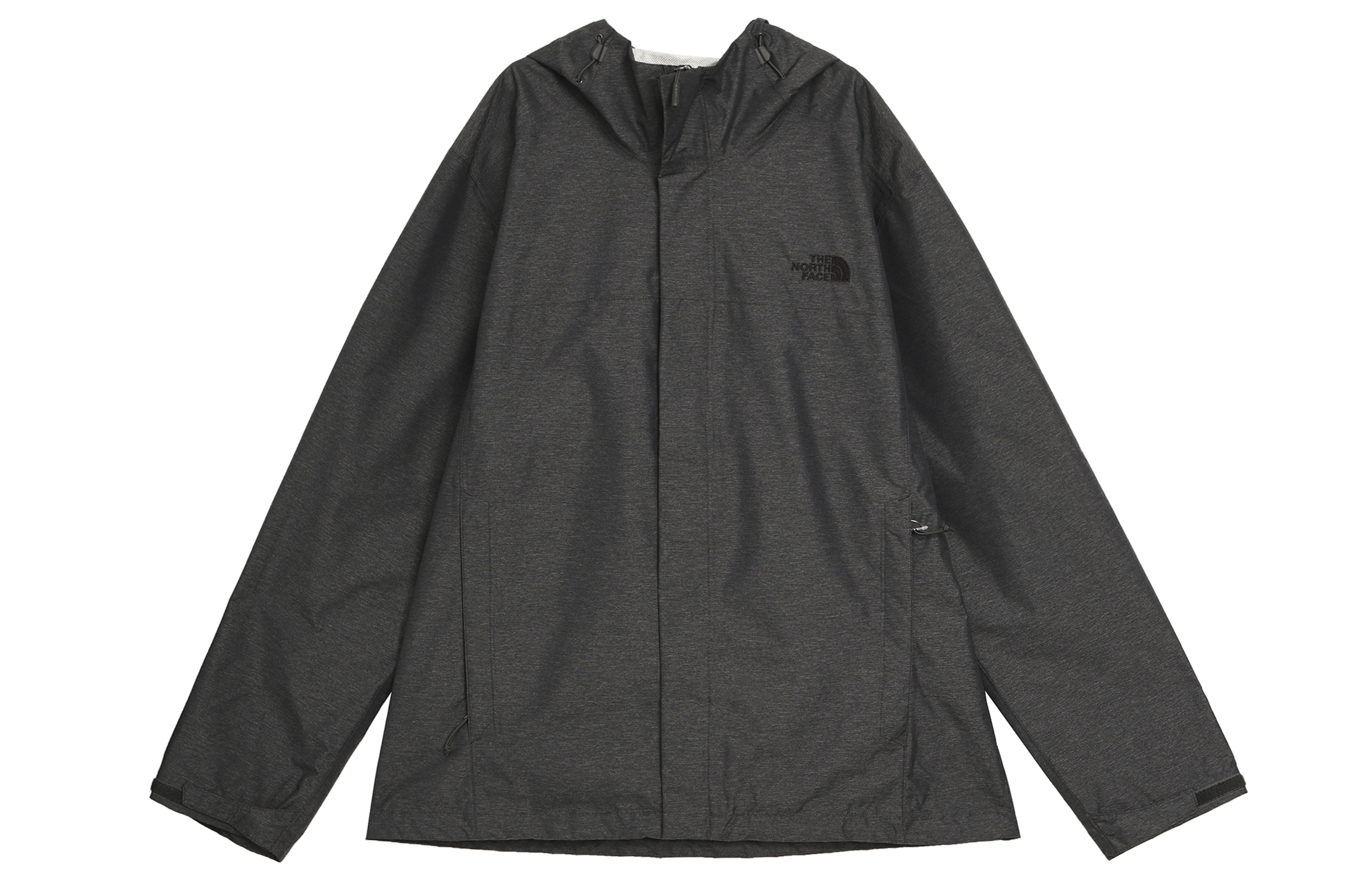 The North Face Logo Print Zip-up Hoodie Jacket - Dark Grey NF0A2VD3-6JJ
