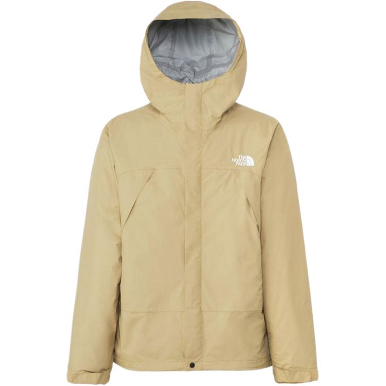 TNF Logo Print Zip Hoodie Jacket - Off-White NP61930-KP