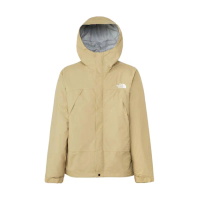 TNF Logo Print Zip Hoodie Jacket - Off-White NP61930-KP