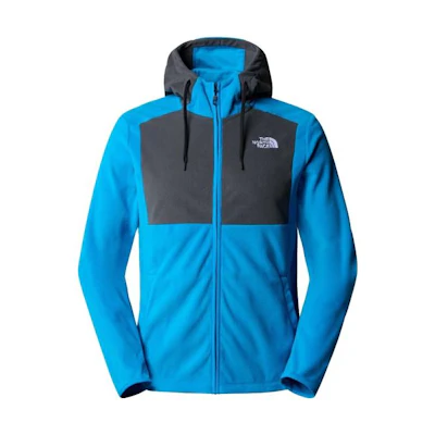 TNF Logo Print Zip Hoodie Jacket in Sky Blue NF0A855J-XAI