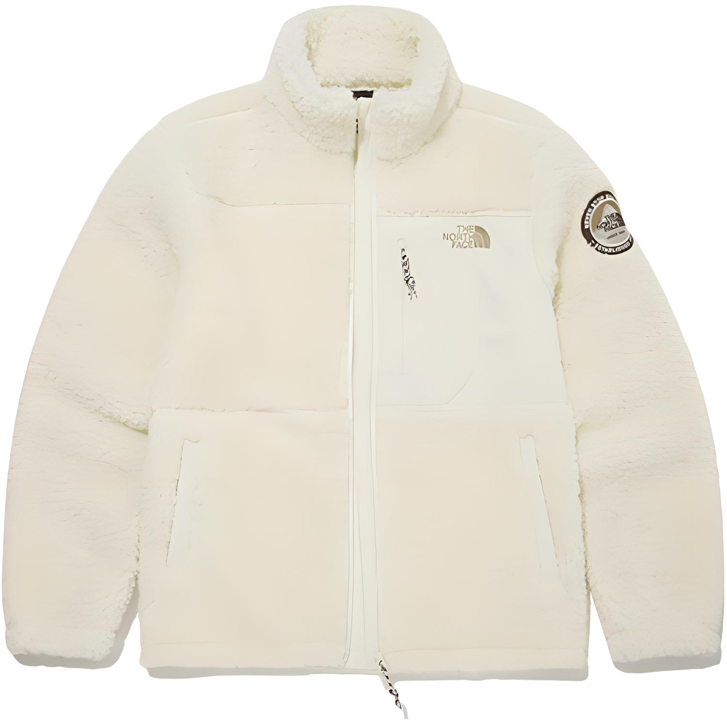 TNF Logo Print Zip Jacket - Off-White NJ4FN63A