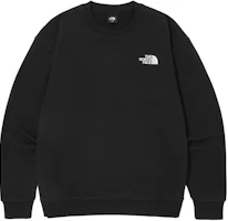 The North Face Logo Printed Crewneck Sweatshirt Black Long Sleeve NM5MQ-05A The North Face Logo Printed Crewneck Sweatshirt Black Long Sleeve NM5MQ-05A