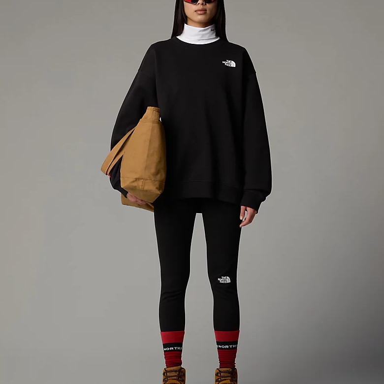 Purchase The North Face 黑色長袖Logo印花圓領衫 NM5MQ-05A