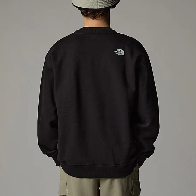 Details for The North Face 黑色長袖Logo印花圓領衫 NM5MQ-05A