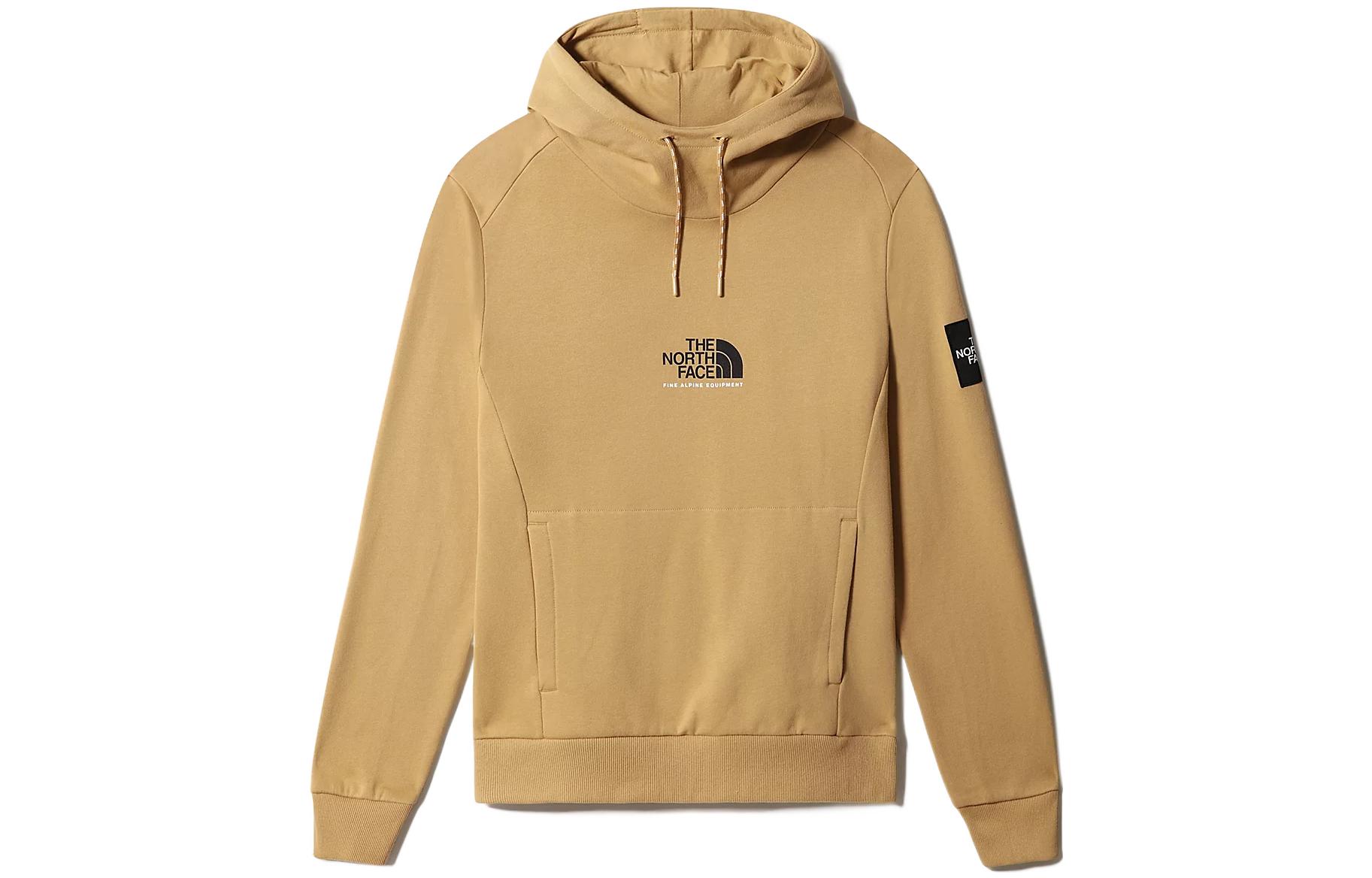 TNF Logo Printed Hoodie in Khaki NF0A3XY3-ZSF