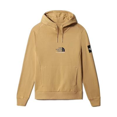 TNF Logo Printed Hoodie in Khaki NF0A3XY3-ZSF