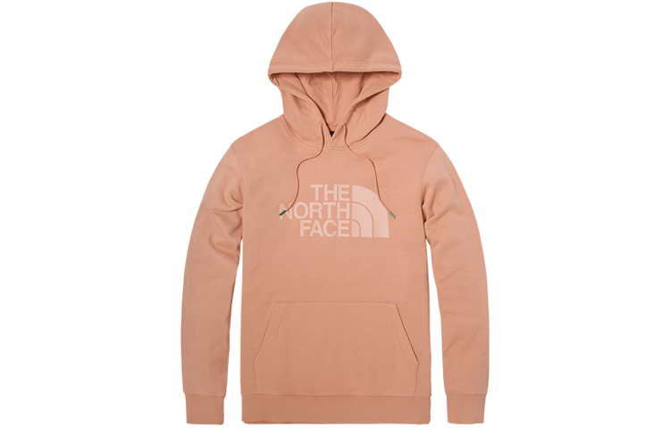 TNF Logo Printed Pink Hoodie Sweatshirt Unisex Casual Style NF0A4U8Y-V3R 圖 2