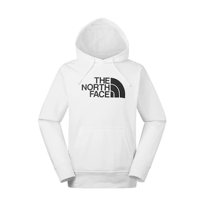 TNF Logo Printed Pullover Hoodie Unisex White NF0A3VQW-FN4