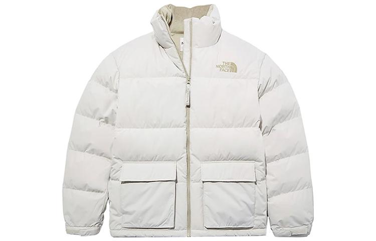 THE NORTH FACE Logo Printed Solid Color Down Jacket Unisex NJ1DL59J