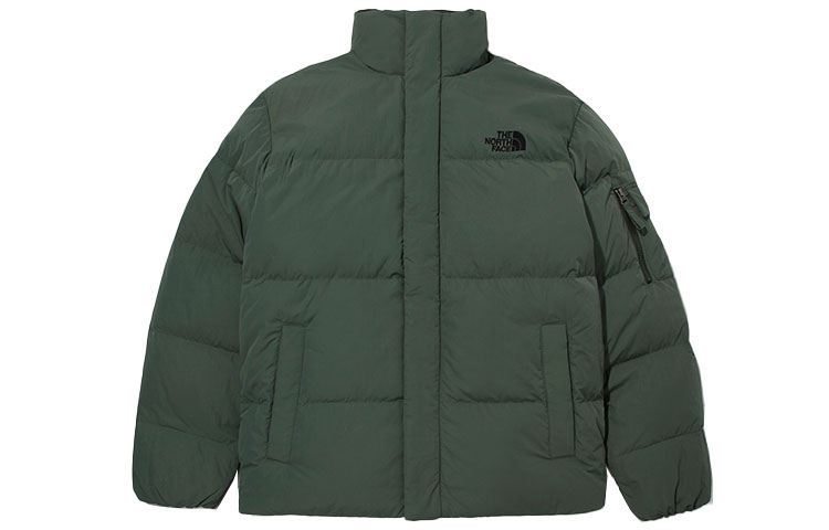 TNF Logo Puffer Jacket, Winter Green NJ1DM70B