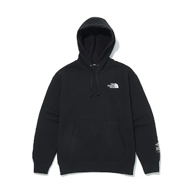 TNF Logo Pullover Hoodie Unisex Black NM5PM01B