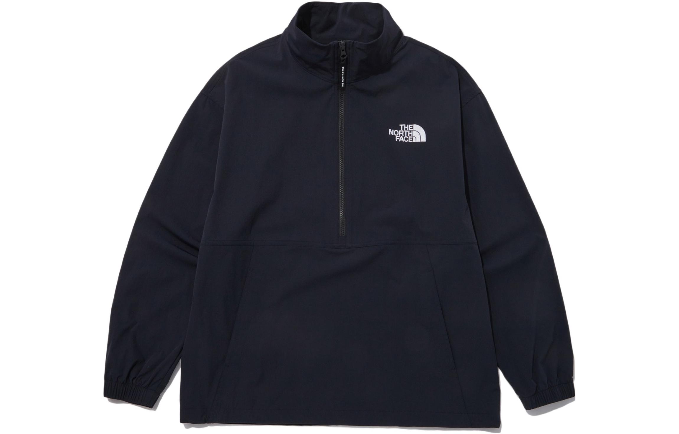 TNF Logo Quarter-Zip Navy Blue Sweatshirt NA3BP12A