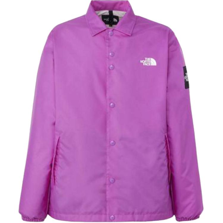 TNF Logo Slim-Fit Long Sleeve Jacket Unisex in Eggplant Purple NP72130-AB