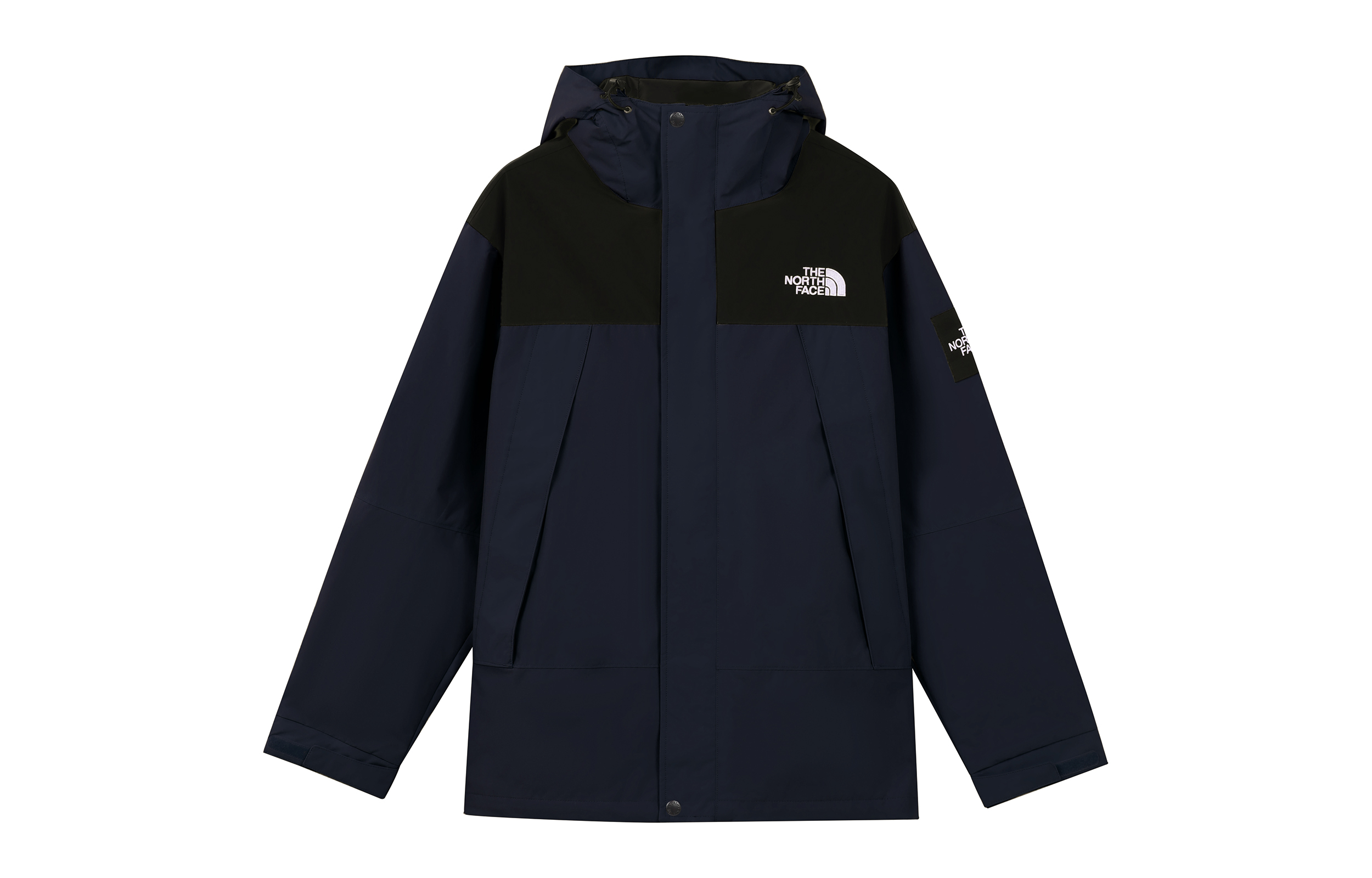 TNF Logo Softshell Hooded Jacket Navy Unisex Outdoor Waterproof NI3BN53L