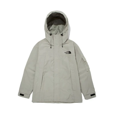TNF Logo Solid Color Casual Hoodie Camping Jacket Grey NJ3BM55C