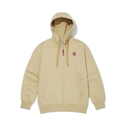 TNF Logo Solid Color Drawstring Hoodie Puffer Jacket Unisex NJ5JM02K