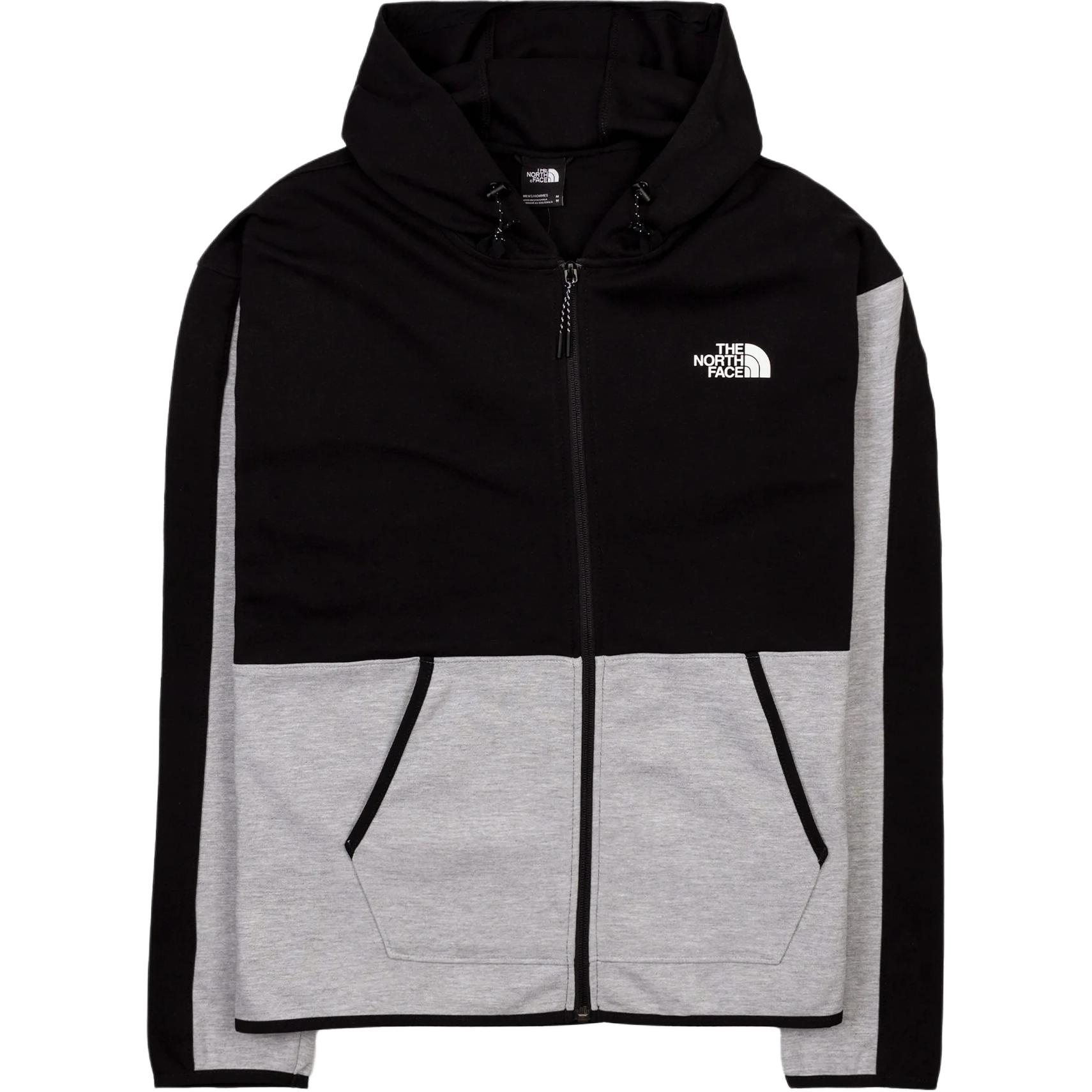 TNF Logo Vintage Colorblock Sweatshirt Gray - NF0A7UQ2-DYX