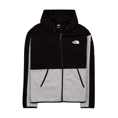 TNF Logo Vintage Colorblock Sweatshirt Gray - NF0A7UQ2-DYX