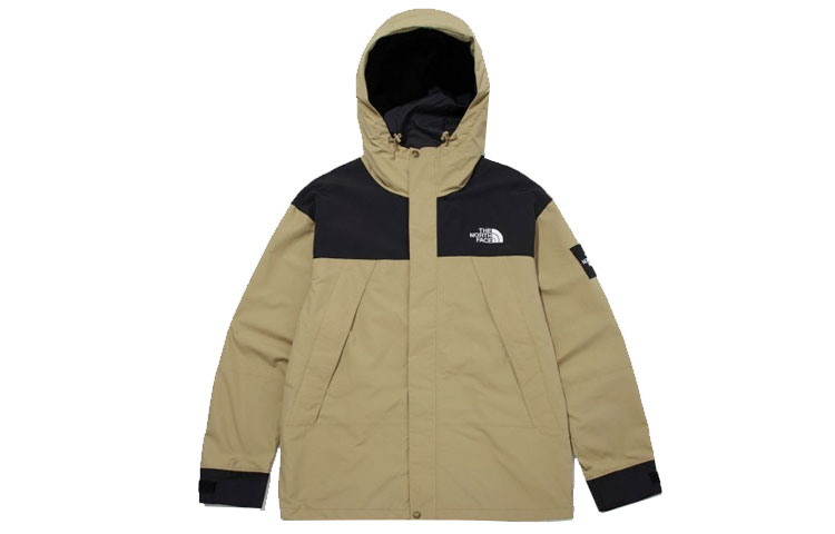 The North Face Logo Windproof Waterproof Fleece Jacket Unisex Khaki NJ4HM51L