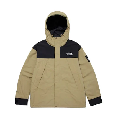 TNF Logo Windproof Waterproof Fleece Jacket Unisex Khaki NJ4HM51L