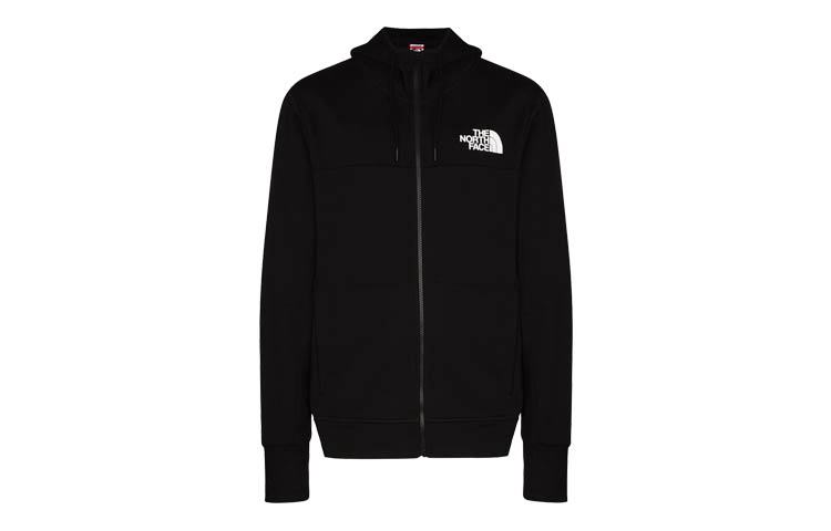 TNF Logo Zip-Up Hoodie Jacket Black NF0A4SWM-JK3
