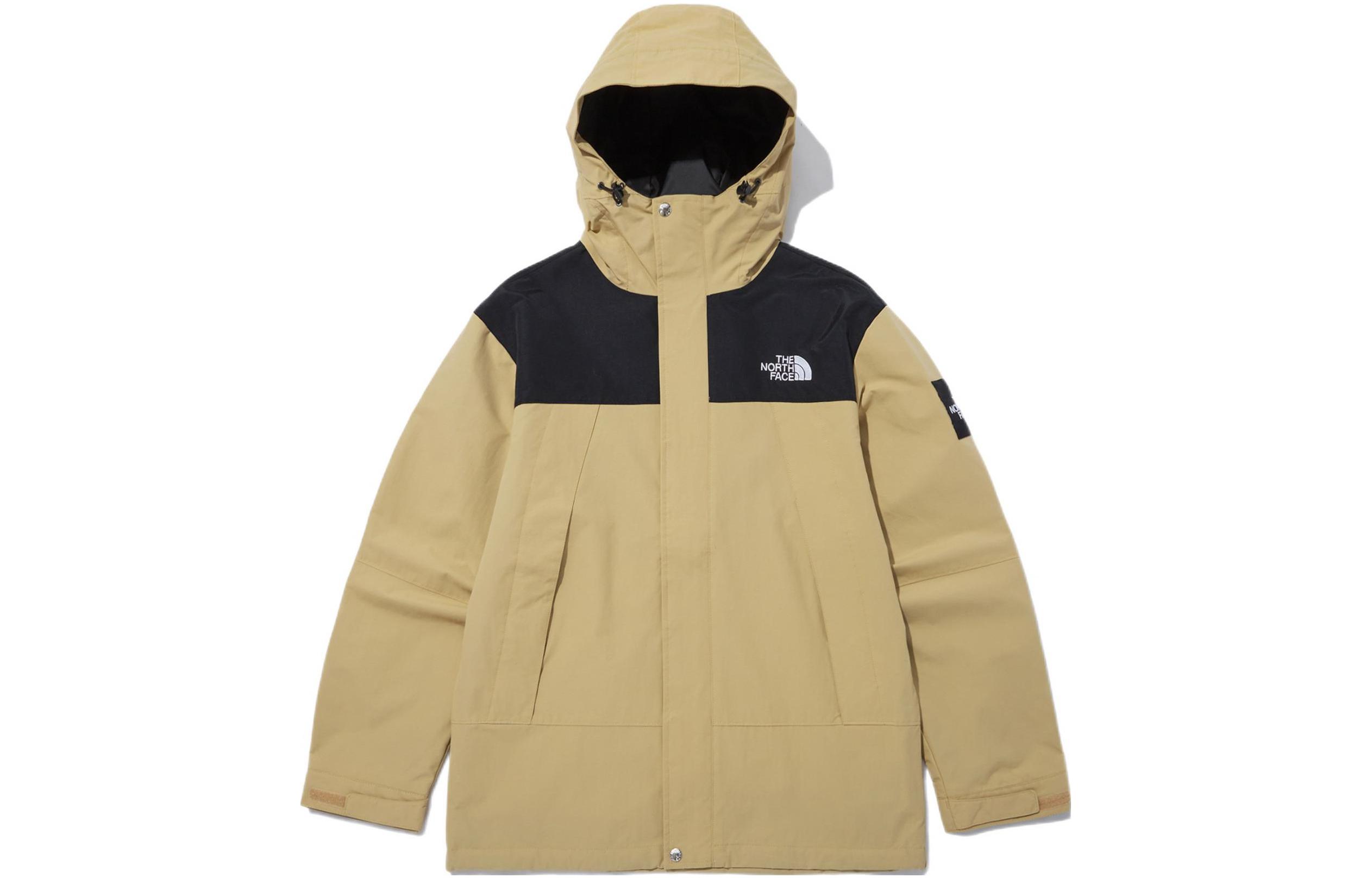 TNF Logo Zip Hooded Jacket Khaki秋季 NJ3BN60M