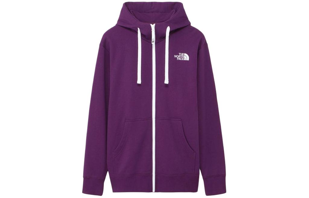 TNF Logo Zip Hoodie in Blackcurrant Purple NT12442-BC