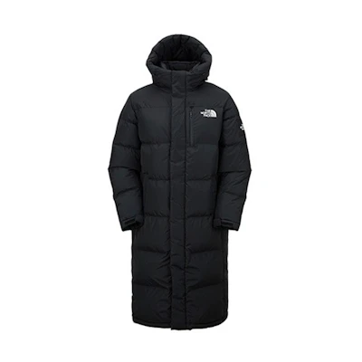 TNF Long Down Jacket Winter Unisex, Black, Sleeve Logo NC1DM51J