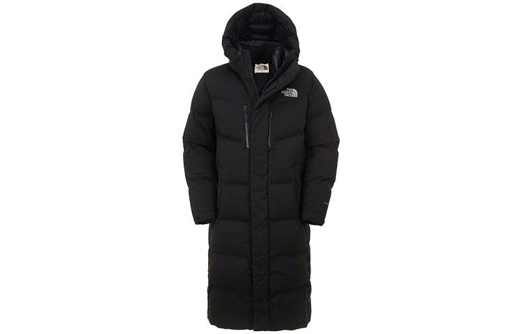 TNF Long Hooded Down Jacket Warm Plain Design NC1DK53J
