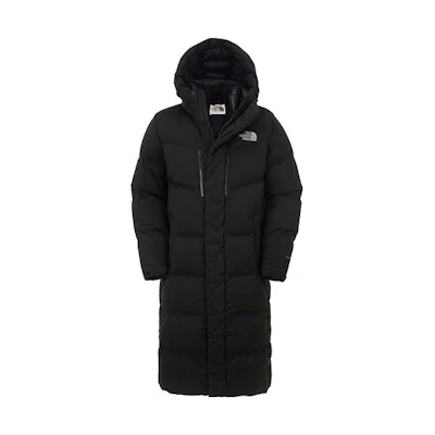 TNF Long Hooded Down Jacket Warm Plain Design NC1DK53J