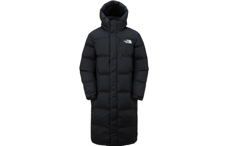 Order THE NORTH FACE Long Hooded Jacket Black Winter Couples Style Simple Design NC1DM74A
