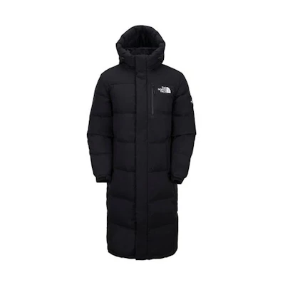TNF Long Hooded Windproof Down Jacket Unisex NC1DL72A