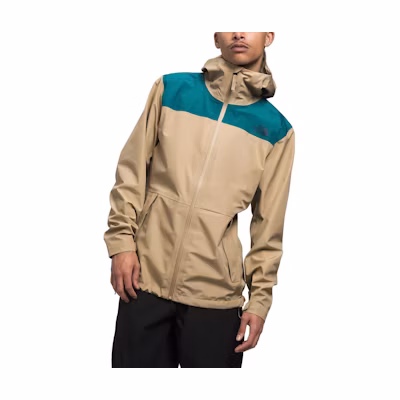 TNF Loose-Fit Colorblock Hoodie Jacket Khaki NF0A7QB2-P6U