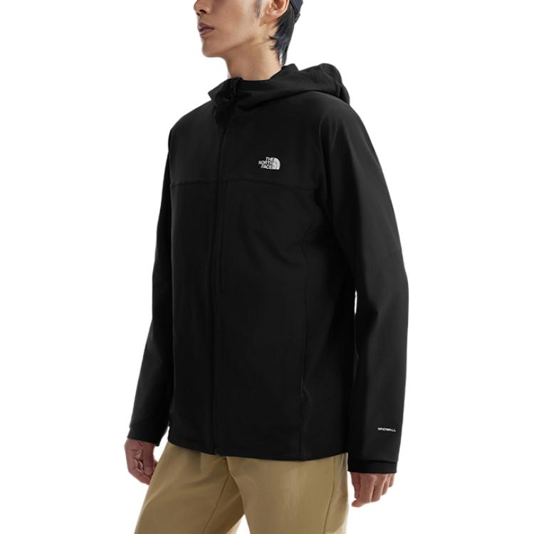 TNF Loose Fit Black Zip-Up Hoodie Jacket NF0A89TK-4H0 圖 2