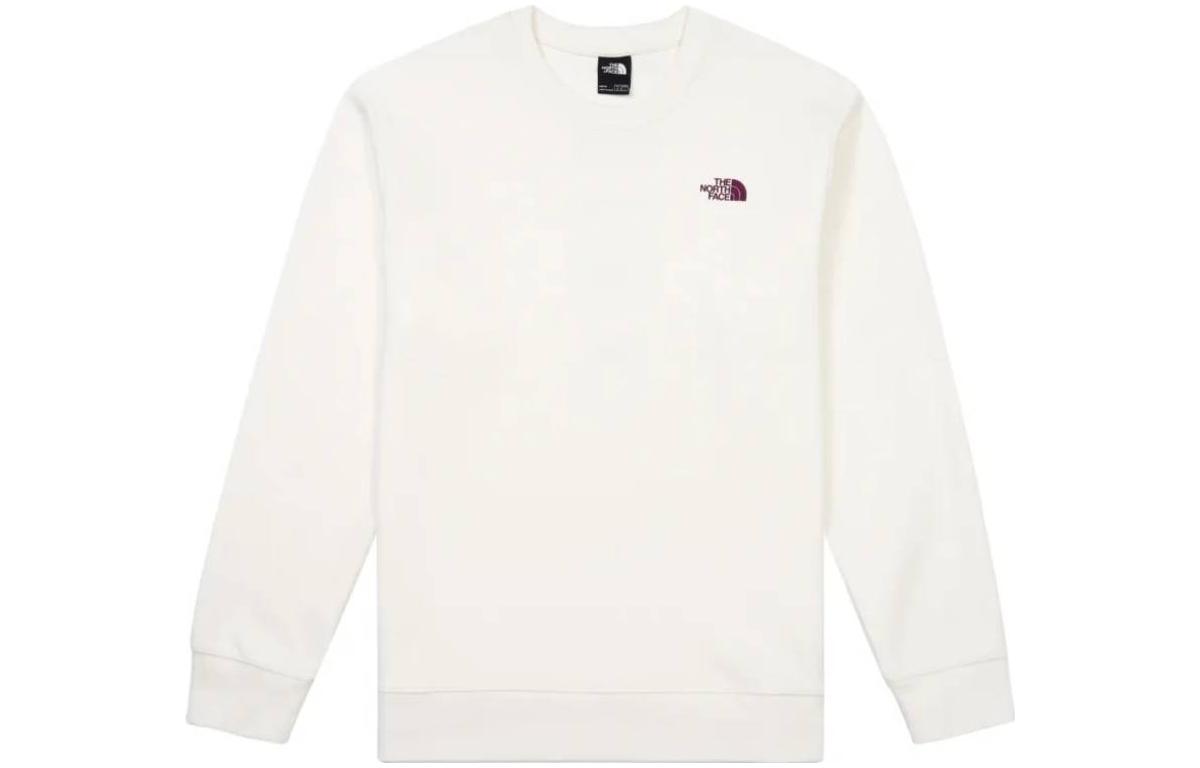 The North Face Loose Fit Crewneck Letter Print Sweatshirt Beige NF0A86PYN-3N1